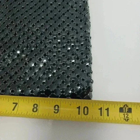 Whiting And Davis Mesh Metal Bag Black - Picture 6 of 9